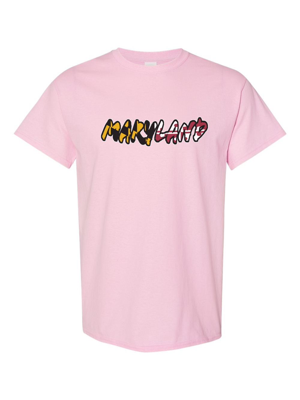 Maryland Gifts Brushstroke T-Shirt (Light Pink)