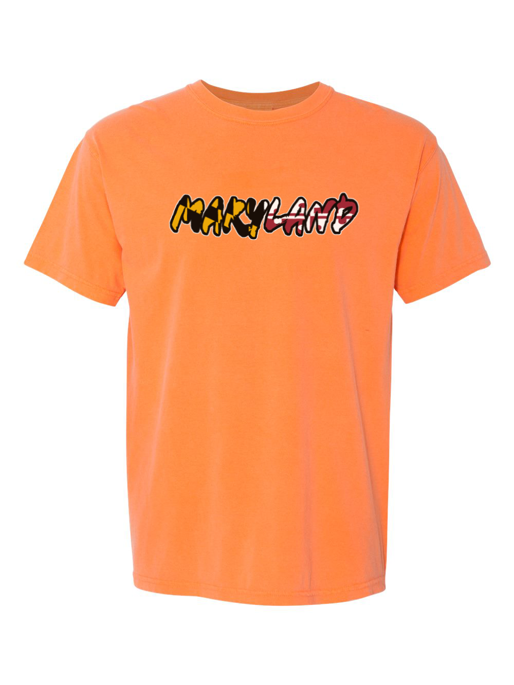Maryland Gifts Comfort Colors Brushstroke T-Shirt (Melon)