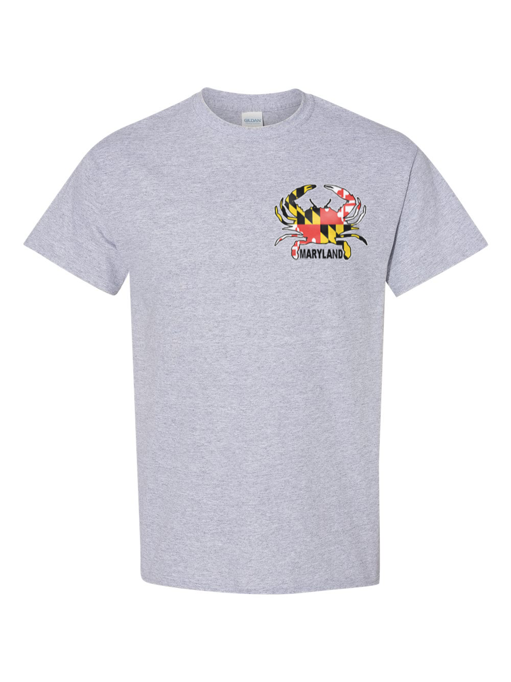 Maryland Small Crab T-Shirt (Grey)