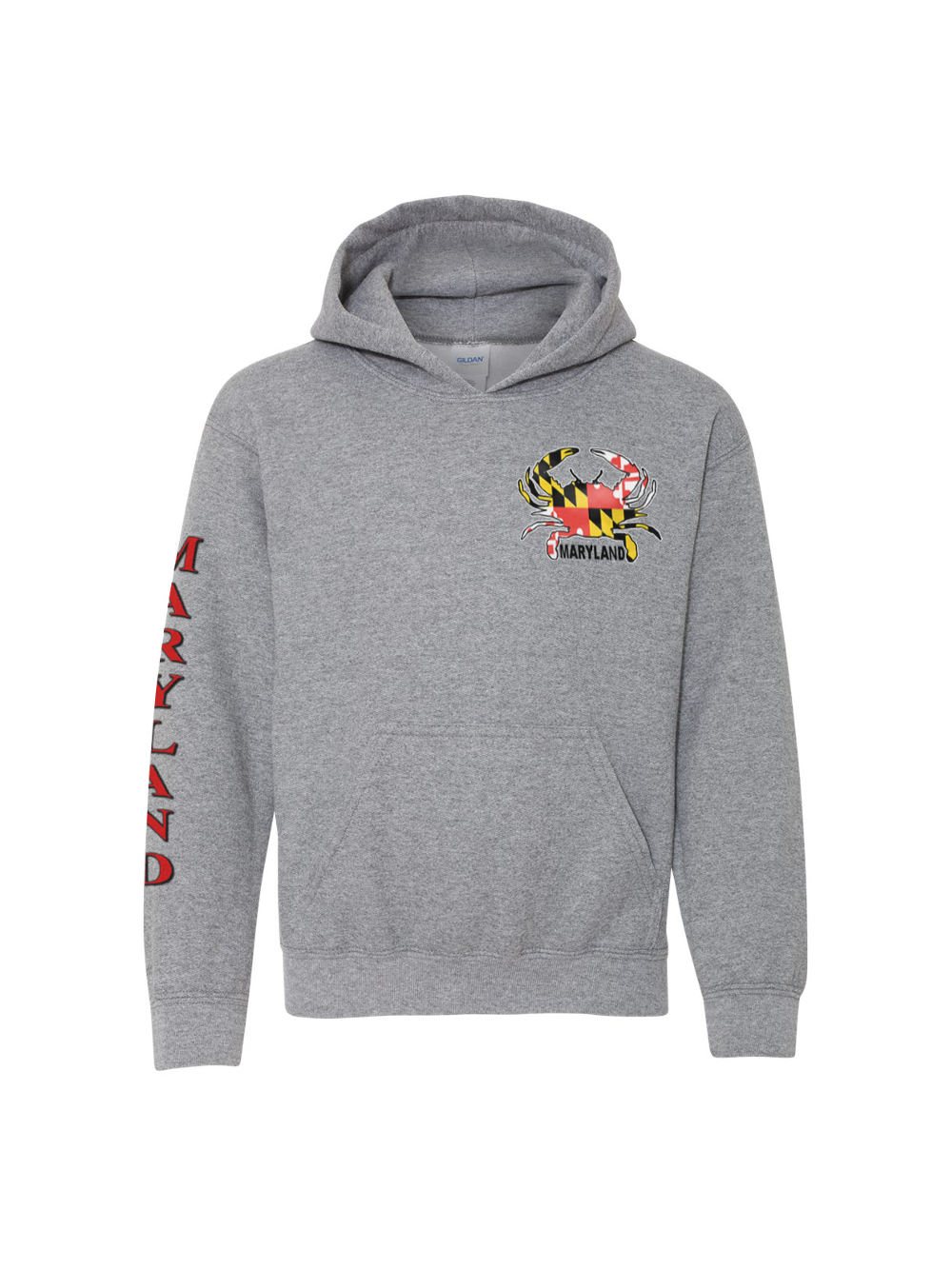 Maryland Small Crab Youth Hoodie