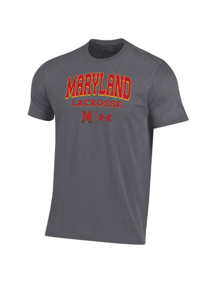 Under Armor University of Maryland Lacrosse T-Shirt (Dark Grey)