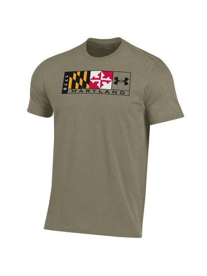Under Armour Maryland 1776 T-Shirt (Olive Drab)
