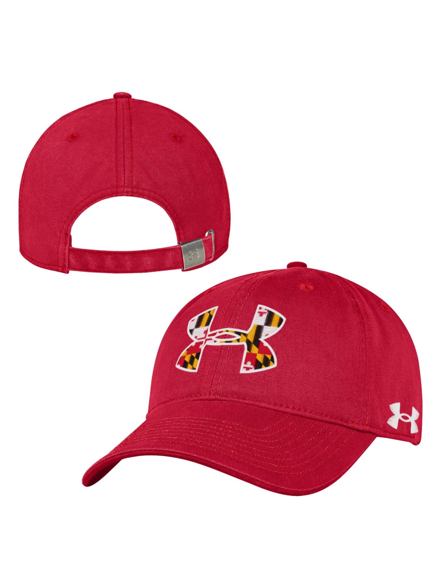 under-armour-maryland-baseball-cap-red