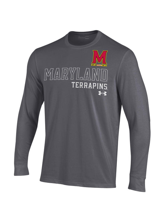 Under Armour University of Maryland Long Sleeve Sports Shirt