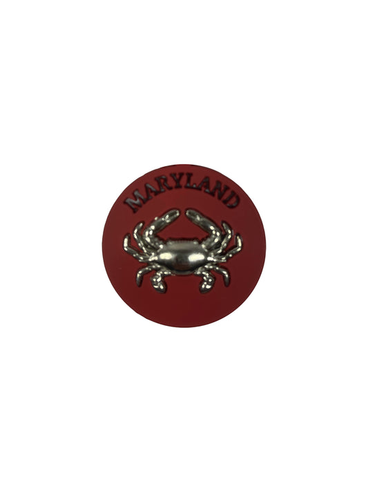 Maryland Crab Fridge Magnet (Red)