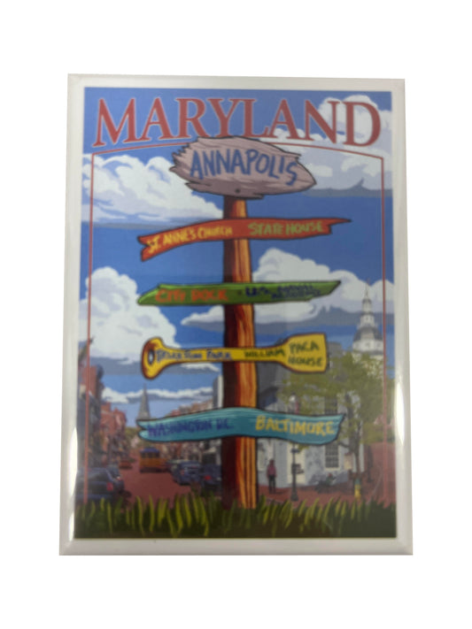 Maryland Annapolis Fridge Magnet