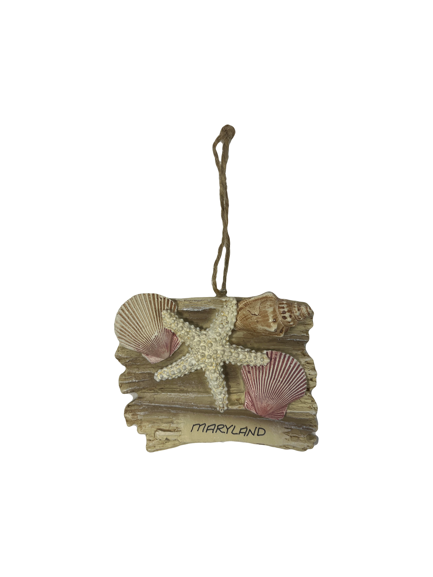 Maryland Starfish & Seashell Ornament