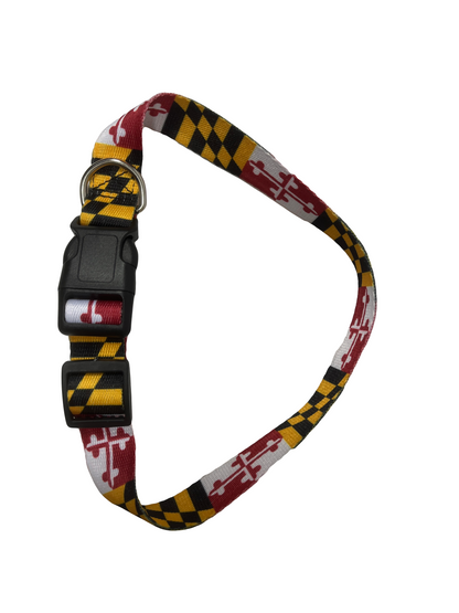 Maryland Flag Dog Collar